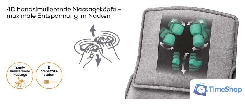 Массажная накидка на сиденье Beurer MG 330 (grey) - Изображение №5 — Интернет-магазин Time-Shop