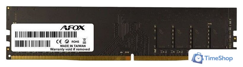 Оперативная память AFOX 8ГБ DDR4 3200 МГц AFLD48PH1P - Изображение №1 — Интернет-магазин Time-Shop