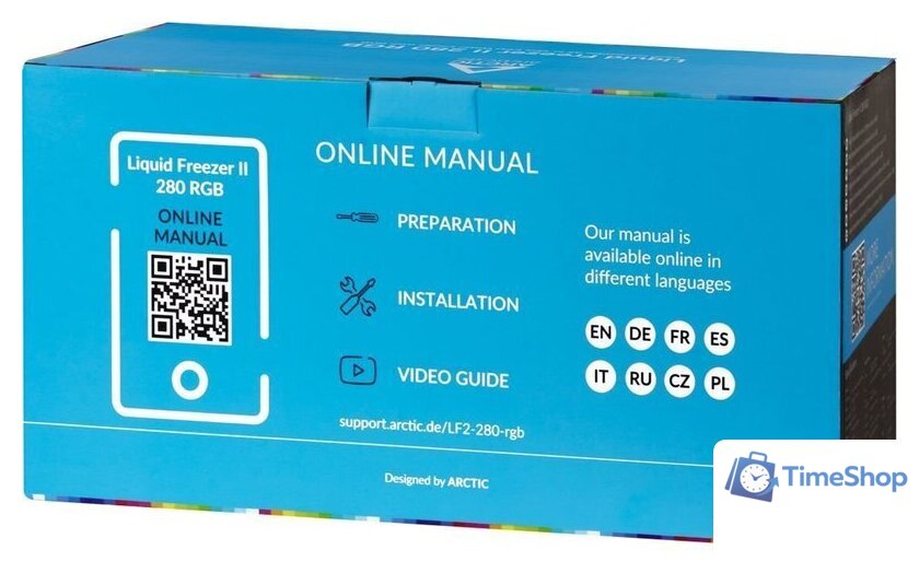 Система жидкостного охлаждения для процессора Arctic Liquid Freezer II 280 RGB + RGB Controller ACFRE00107A - Изображение №9 — Интернет-магазин Time-Shop