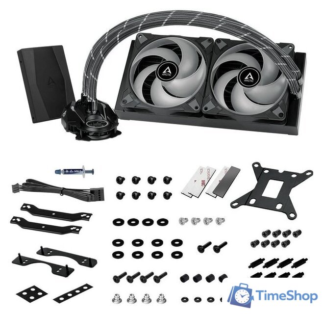 Система жидкостного охлаждения для процессора Arctic Liquid Freezer II 280 RGB + RGB Controller ACFRE00107A - Изображение №6 — Интернет-магазин Time-Shop