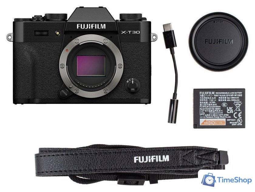 Беззеркальный фотоаппарат Fujifilm X-T30 III Body (черный) - Изображение №8 — Интернет-магазин Time-Shop