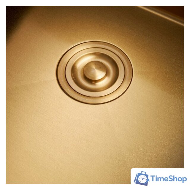 Кухонная мойка Milacio Denia 44 Steel MC.77438 (золотой) - Изображение №6 — Интернет-магазин Time-Shop