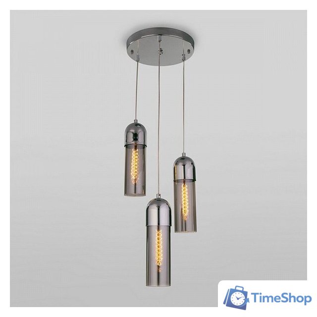 Подвесная люстра Евросвет Airon 50180/3 дымчатый - Изображение №1 — Интернет-магазин Time-Shop