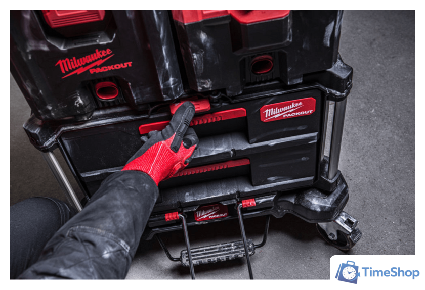 Ящик для инструментов Milwaukee Packout 2 Drawer Tool Box 4932472129 - Изображение №9 — Интернет-магазин Time-Shop