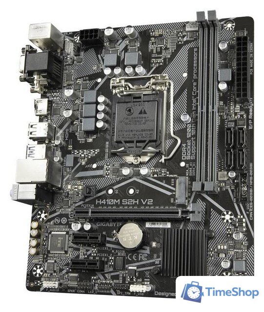 Материнская плата Gigabyte H410M S2H V2 (rev. 1.0) - Изображение №2 — Интернет-магазин Time-Shop