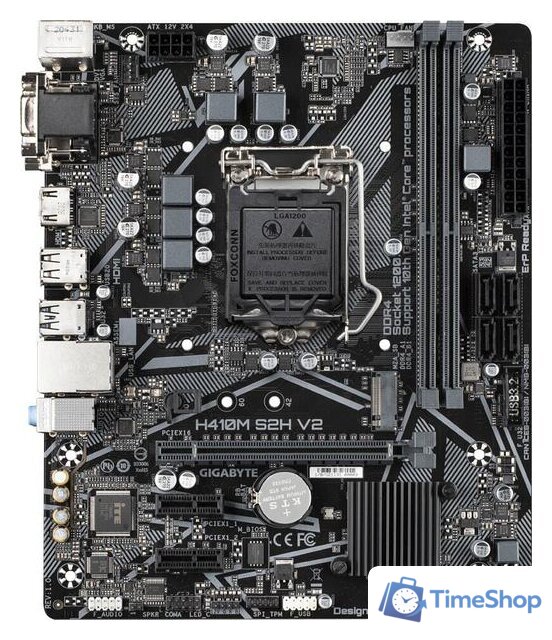 Материнская плата Gigabyte H410M S2H V2 (rev. 1.0) - Изображение №1 — Интернет-магазин Time-Shop
