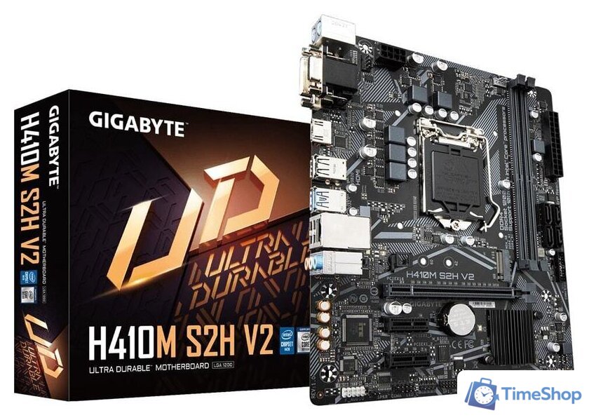 Материнская плата Gigabyte H410M S2H V2 (rev. 1.0) - Изображение №5 — Интернет-магазин Time-Shop