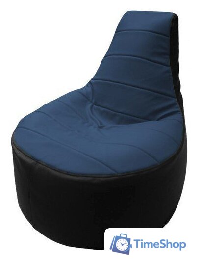 Кресло-мешок Flagman Трон Т1.3-09 (синий/черный) - Изображение №1 — Интернет-магазин Time-Shop