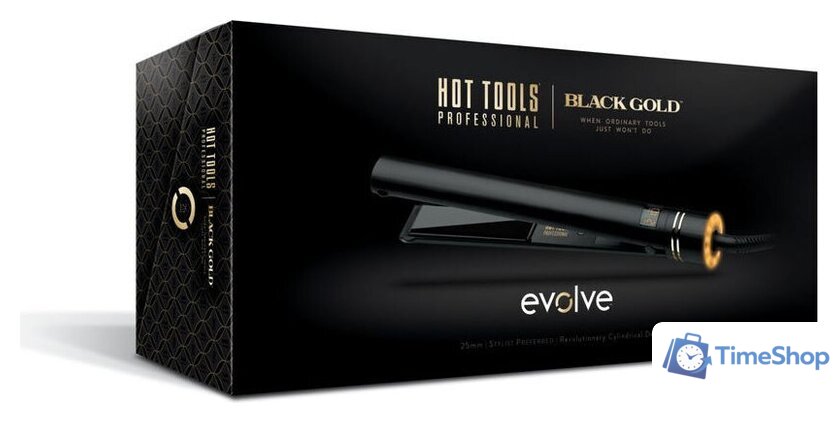 Выпрямитель Hot Tools Black Gold Evolve 32mm - Изображение №5 — Интернет-магазин Time-Shop