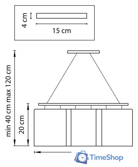 Подвесная люстра Lightstar Nubi Legno 802135 - Изображение №7 — Интернет-магазин Time-Shop