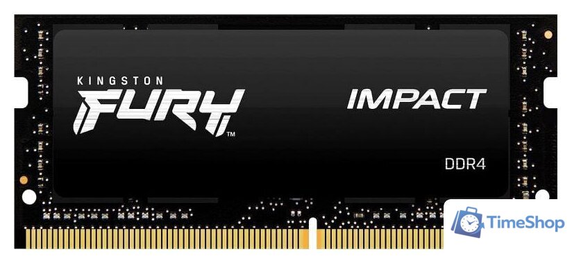 Оперативная память Kingston FURY Impact 32GB DDR4 SODIMM PC4-25600 KF432S20IB/32 - Изображение №1 — Интернет-магазин Time-Shop