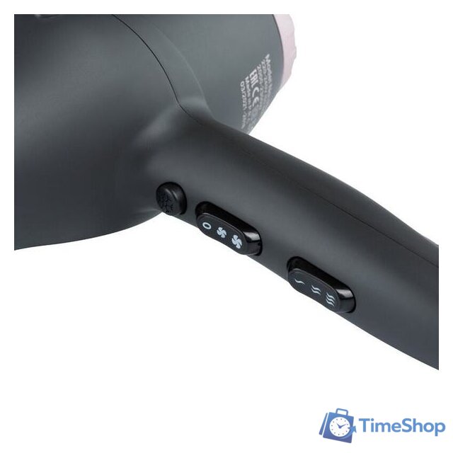 Фен Dewal Tornado 03-8010 (серый) - Изображение №3 — Интернет-магазин Time-Shop