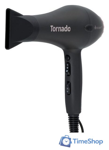 Фен Dewal Tornado 03-8010 (серый) - Изображение №5 — Интернет-магазин Time-Shop