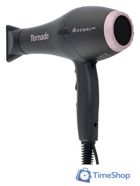 Фен Dewal Tornado 03-8010 (серый) - Изображение №4 — Интернет-магазин Time-Shop