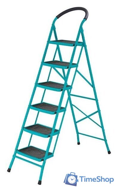 Лестница-стремянка Total THLAD09061 (6 ступеней) - Изображение №1 — Интернет-магазин Time-Shop