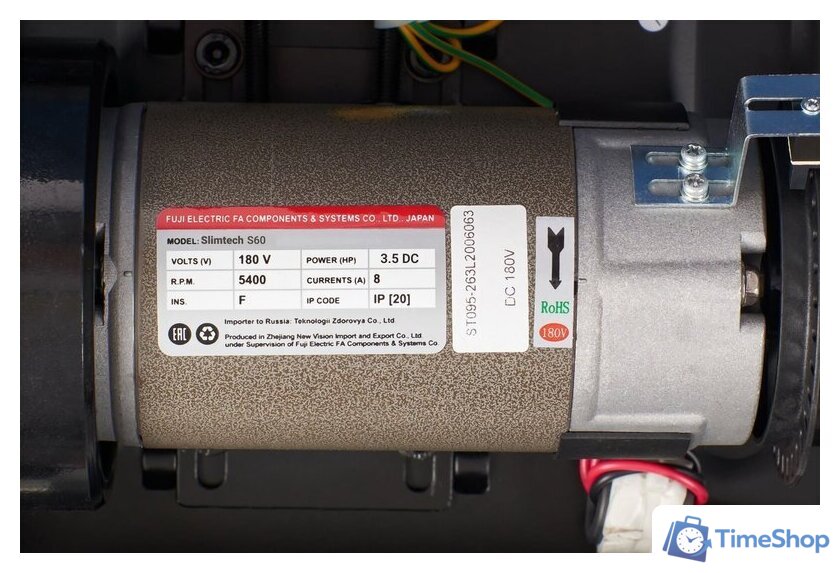 Электрическая беговая дорожка Titanium Masters Slimtech S60 (красный) - Изображение №8 — Интернет-магазин Time-Shop