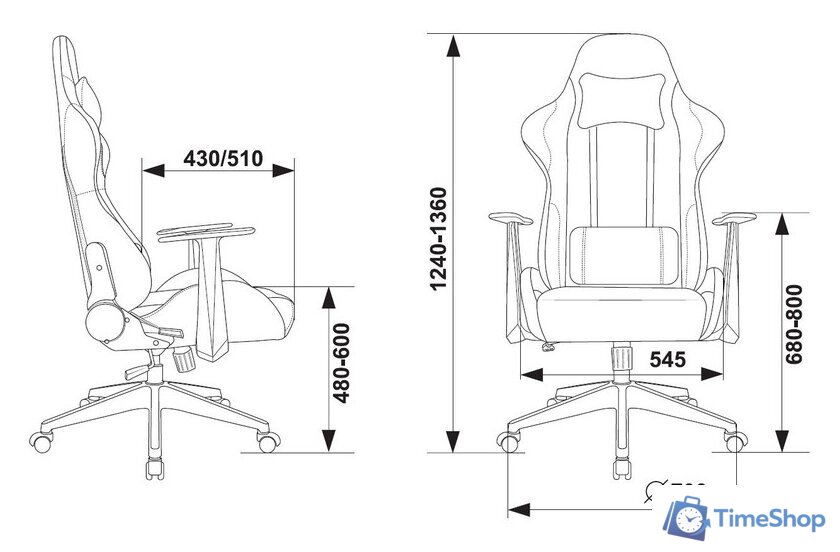 Игровое (геймерское) кресло Zombie Neo 3C1 1972993 (серый) - Изображение №21 — Интернет-магазин Time-Shop