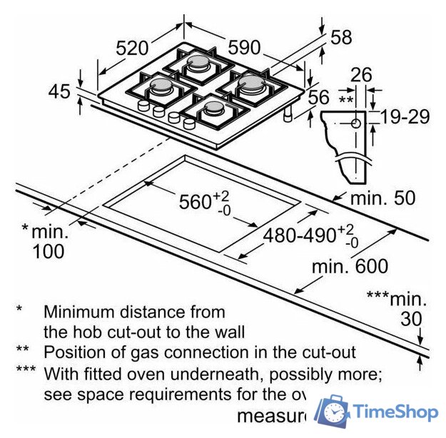 Варочная панель Bosch Serie 6 PPH6A6I10 - Изображение №4 — Интернет-магазин Time-Shop