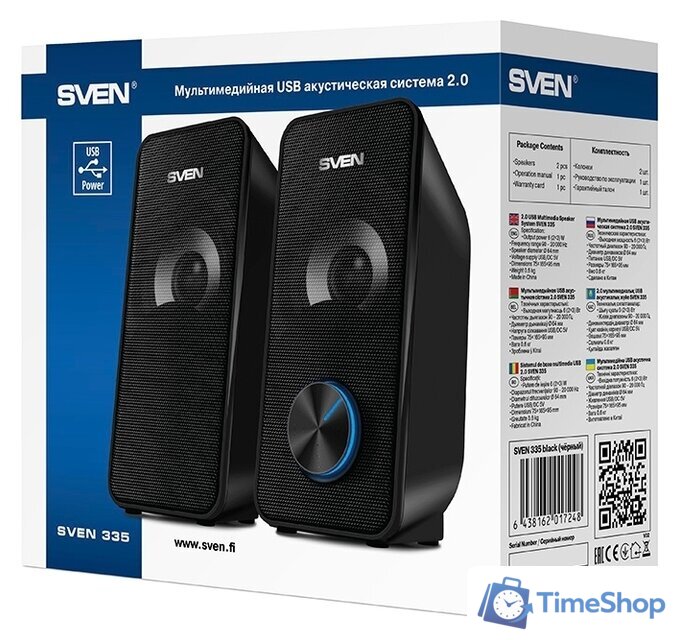 Акустика SVEN 335 - Изображение №4 — Интернет-магазин Time-Shop