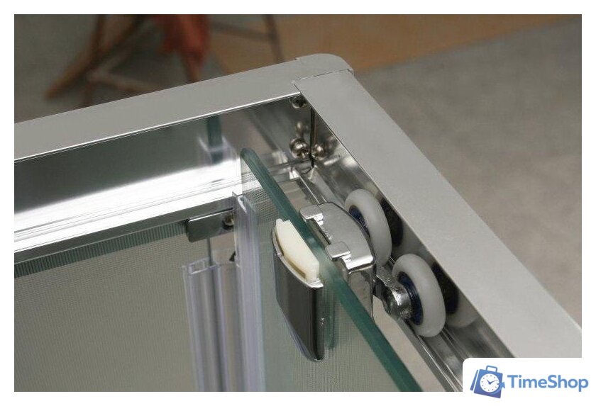 Душевой уголок BelBagno UNIQUE-A-2-75/90-C-Cr (прозрачное стекло) - Изображение №5 — Интернет-магазин Time-Shop