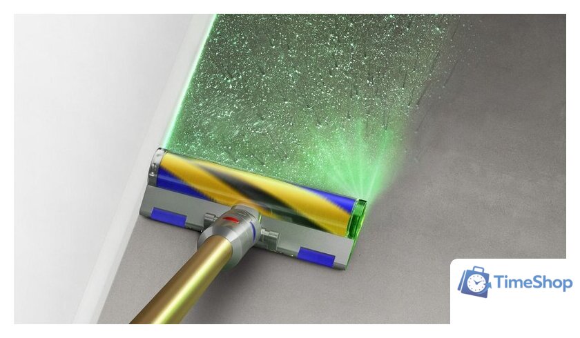 Пылесос Dyson V12 Detect Slim Absolute hepa (золотой) - Изображение №5 — Интернет-магазин Time-Shop