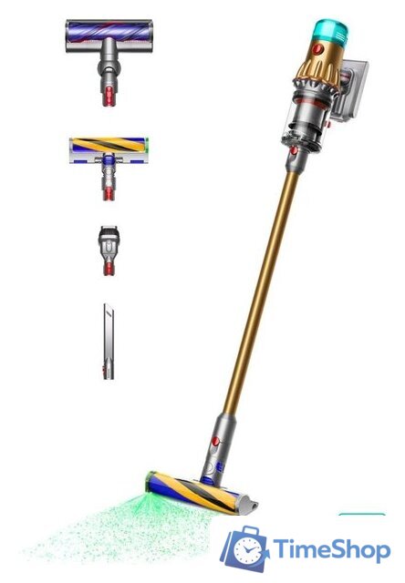 Пылесос Dyson V12 Detect Slim Absolute hepa (золотой) - Изображение №1 — Интернет-магазин Time-Shop