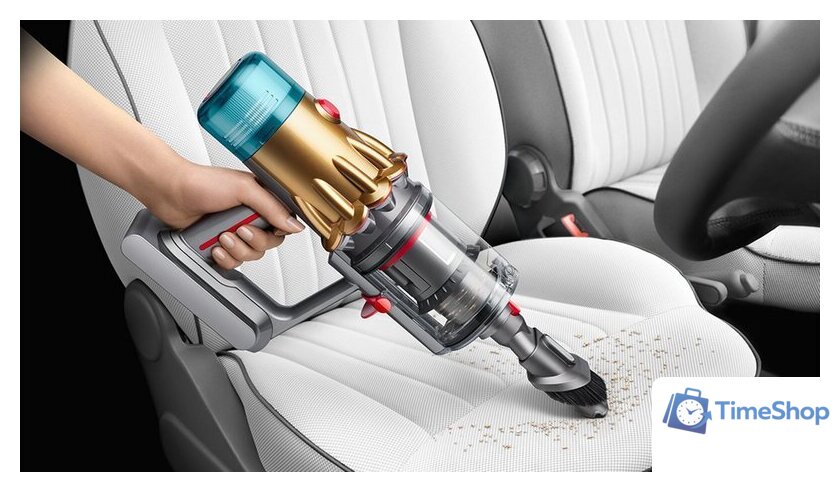 Пылесос Dyson V12 Detect Slim Absolute hepa (золотой) - Изображение №6 — Интернет-магазин Time-Shop