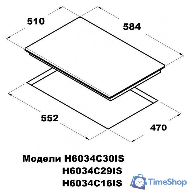 Варочная панель Schtoff H6034C30IS White - Изображение №4 — Интернет-магазин Time-Shop