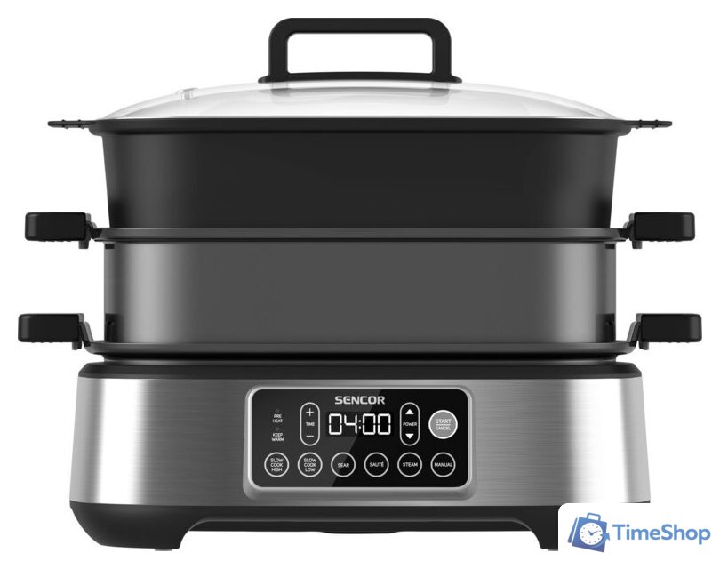 Мультиварка-электрогриль Sencor SPR 6300BK - Изображение №1 — Интернет-магазин Time-Shop