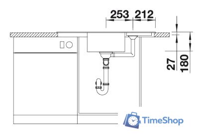 Кухонная мойка Blanco Zia 9 E (кофе) [515074] - Изображение №4 — Интернет-магазин Time-Shop