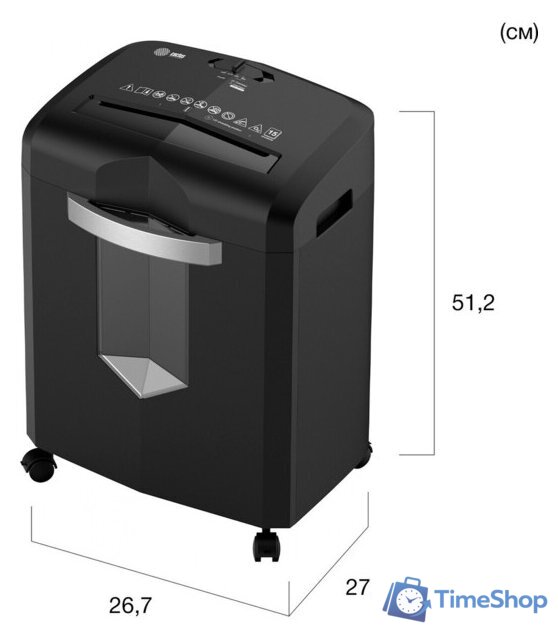 Шредер CACTUS CS-SH-15-20-4X35 - Изображение №4 — Интернет-магазин Time-Shop