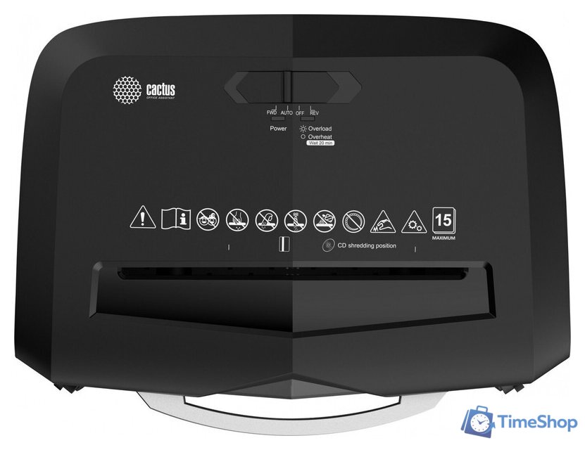 Шредер CACTUS CS-SH-15-20-4X35 - Изображение №2 — Интернет-магазин Time-Shop