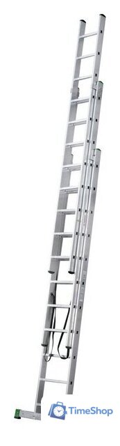 Лестница-стремянка Новая высота NV 223 алюминиевая трёхсекционная 3x11 ступеней - Изображение №5 — Интернет-магазин Time-Shop