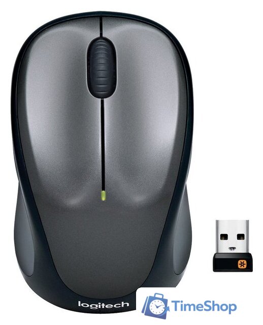 Мышь Logitech M235 Wireless Mouse (серый) [910-002201] - Изображение №1 — Интернет-магазин Time-Shop