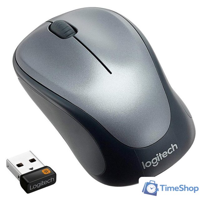 Мышь Logitech M235 Wireless Mouse (серый) [910-002201] - Изображение №4 — Интернет-магазин Time-Shop