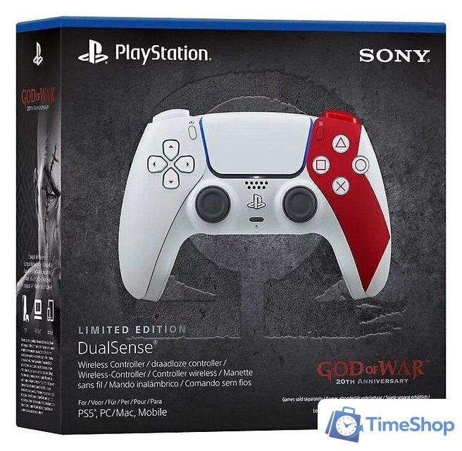 Геймпад Sony DualSense God of War 20th Anniversary Limited Edition - Изображение №7 — Интернет-магазин Time-Shop