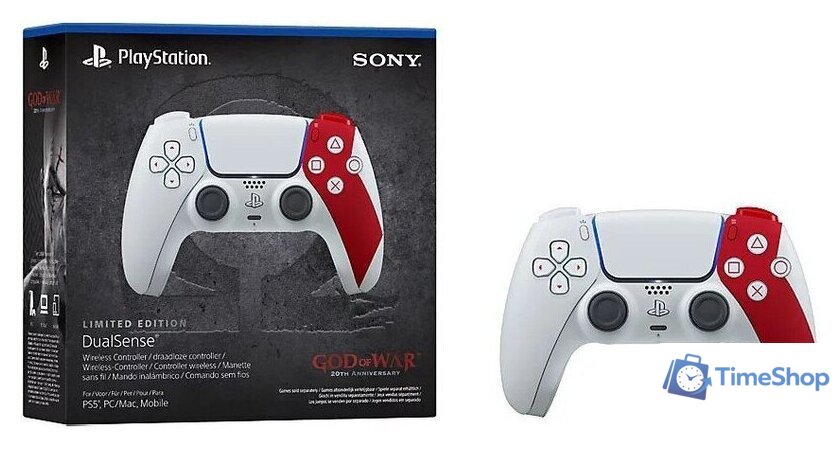 Геймпад Sony DualSense God of War 20th Anniversary Limited Edition - Изображение №6 — Интернет-магазин Time-Shop