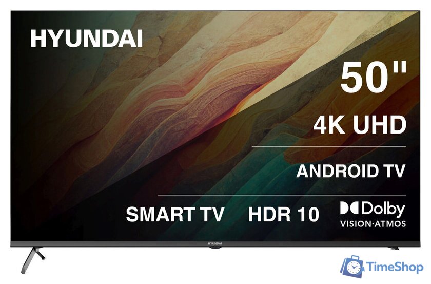 Телевизор Hyundai H-LED50BU7009 - Изображение №1 — Интернет-магазин Time-Shop