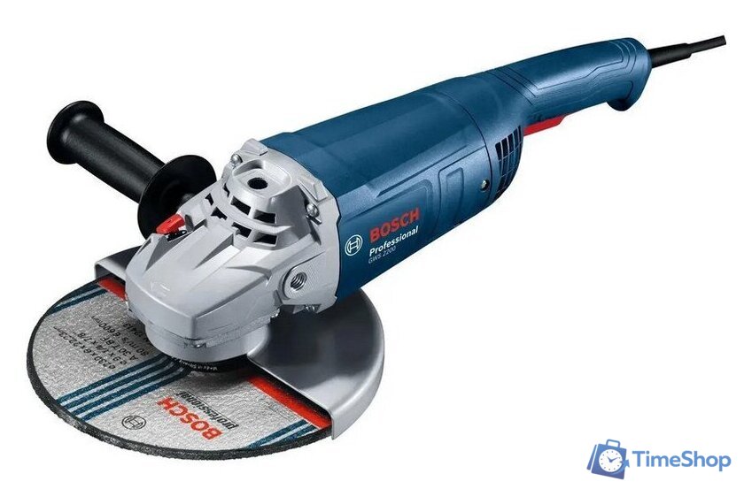 Угловая шлифмашина Bosch GWS 2200 Professional 06018C0320 - Изображение №1 — Интернет-магазин Time-Shop