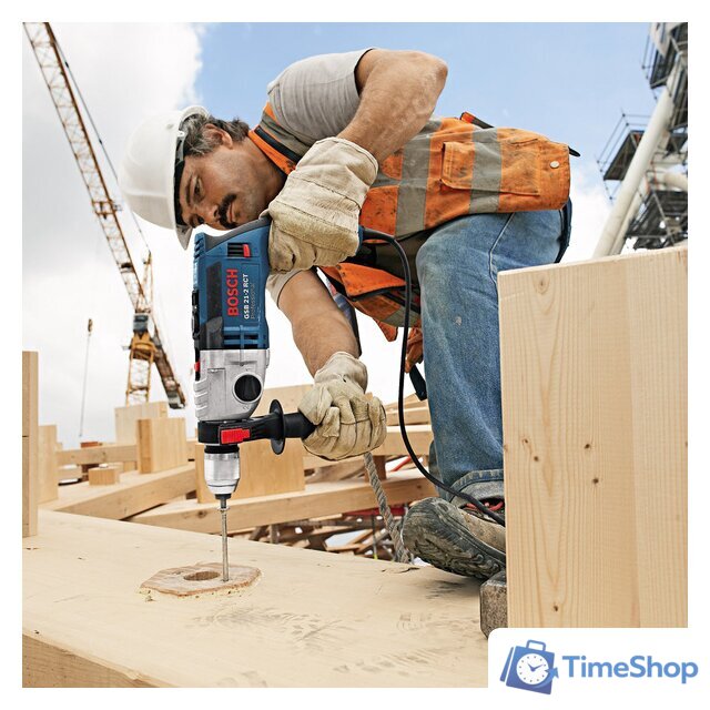 Ударная дрель Bosch GSB 21-2 RCT Professional (060119C700) - Изображение №8 — Интернет-магазин Time-Shop