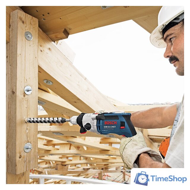 Ударная дрель Bosch GSB 21-2 RCT Professional (060119C700) - Изображение №5 — Интернет-магазин Time-Shop