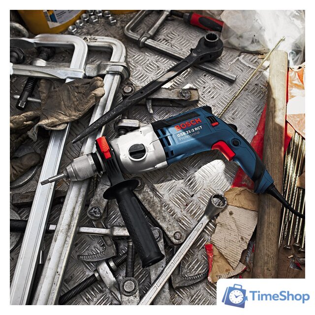 Ударная дрель Bosch GSB 21-2 RCT Professional (060119C700) - Изображение №4 — Интернет-магазин Time-Shop
