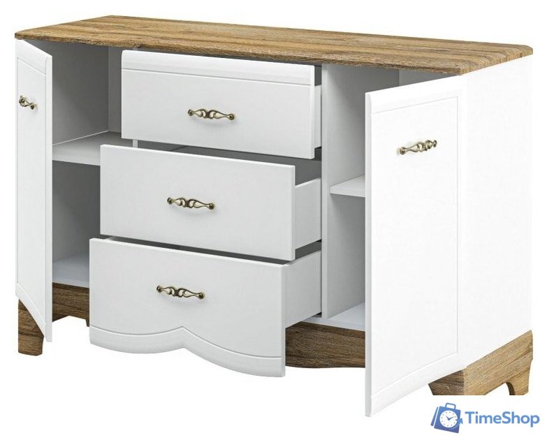 Тумба Мебель Неман Тиффани МН-041-10 (белый/прованс) - Изображение №2 — Интернет-магазин Time-Shop