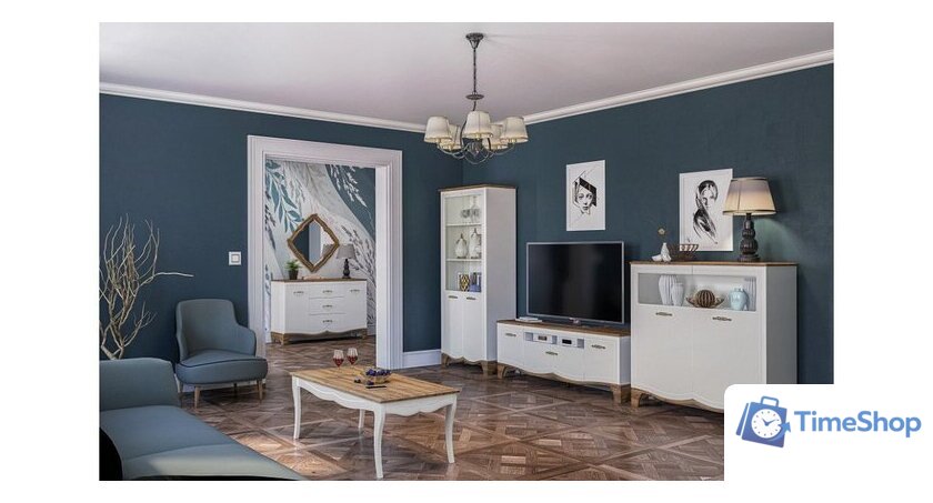 Тумба Мебель Неман Тиффани МН-041-10 (белый/прованс) - Изображение №3 — Интернет-магазин Time-Shop