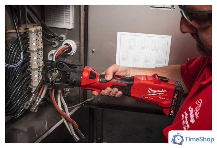 Кримпер Milwaukee M18 ONEHCCT60-202C 4933479684 (с 2-мя АКБ, кейс) - Изображение №8 — Интернет-магазин Time-Shop