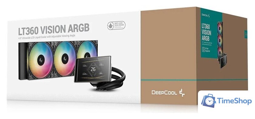 Система жидкостного охлаждения для процессора DeepCool LT360 Vision ARGB R-LT360VISION-BKAMMC-G-1 - Изображение №7 — Интернет-магазин Time-Shop