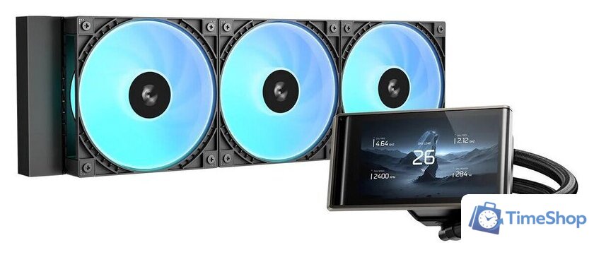 Система жидкостного охлаждения для процессора DeepCool LT360 Vision ARGB R-LT360VISION-BKAMMC-G-1 - Изображение №1 — Интернет-магазин Time-Shop