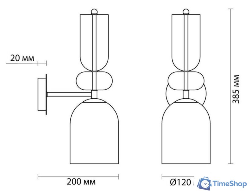 Бра Lumion Moderni 4589/1WA - Изображение №2 — Интернет-магазин Time-Shop