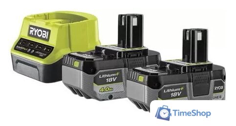 Аккумулятор с зарядным устройством Ryobi RC18120-240X 5133005092 (2x18В/4 Ah + 18В) - Изображение №1 — Интернет-магазин Time-Shop