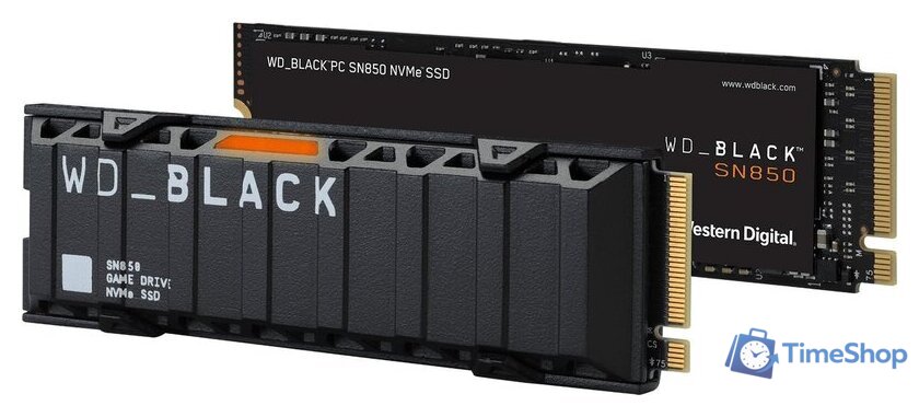 SSD WD Black SN850 NVMe Heatsink 1TB WDS100T1XHE - Изображение №4 — Интернет-магазин Time-Shop
